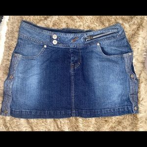 Y2K Fubu Jean Skirt Size W11/12